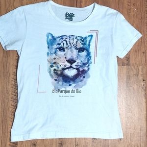 Souvenir tee from Rio de Janeiro zoo, size S